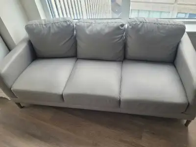 Structube faux leather Sofa, View more