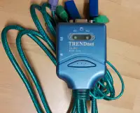 TRENDnet TK-205i 2-port KVM Switch w/intergrated cables