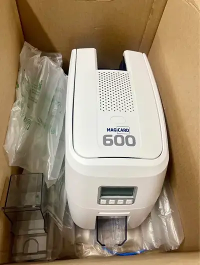 Like new Magicard 600 ID card printer available. Has been used very lightly, in brand new condition....