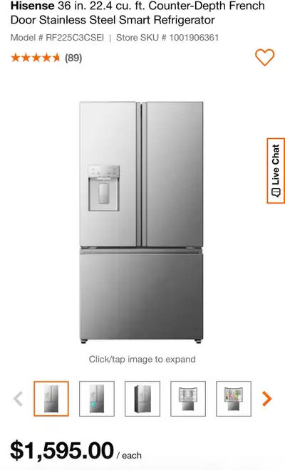 HISENSE REFRIGERATOR , View more