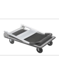 150kg Folding Cart Dolly Platform Foldable Moving Warehouse Pu
