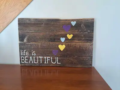 Large wood art rustic wall hanging barn wood country farmhouse, View more