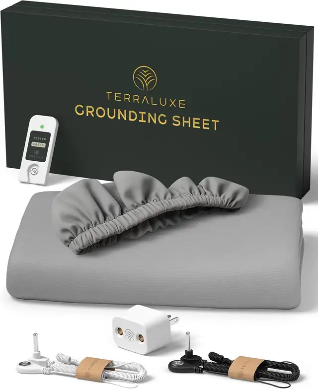 Terraluxe Grounding Bed Sheet (Cali King) in Bedding in City of Montréal - Image 2