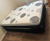Double mattress and box spring 