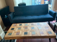 Futon and Coffee Table