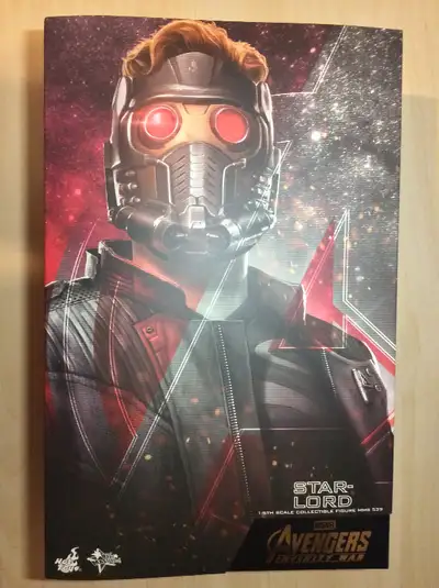 Hot Toys MMS539 Avengers: Infinity War Star Lord Figure, View more