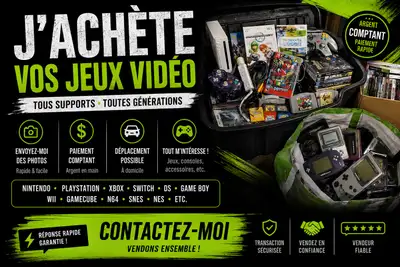  J’ACHÈTE VOS JEUX VIDÉO ! , View more