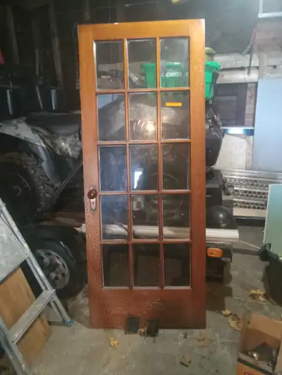 Antique door with key, View more