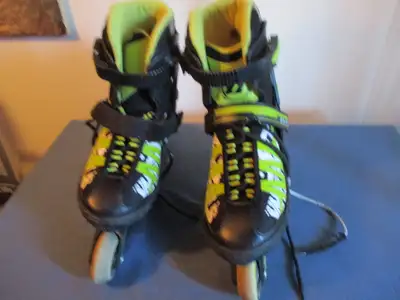 1 PAIR OF USED ROLLER BLADE SKATES-SIZE 9-ULTRA WHEELS-NICE!, View more