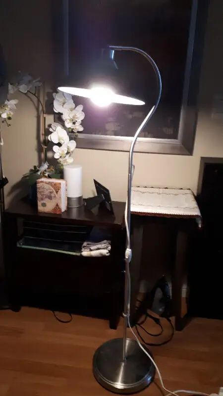 stainless steel lamp, shade is aluminium . in Indoor Lighting & Fans in City of Toronto - Image 2