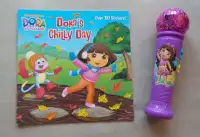 Dora the Explorer Singing Star Microphone and Picture Book