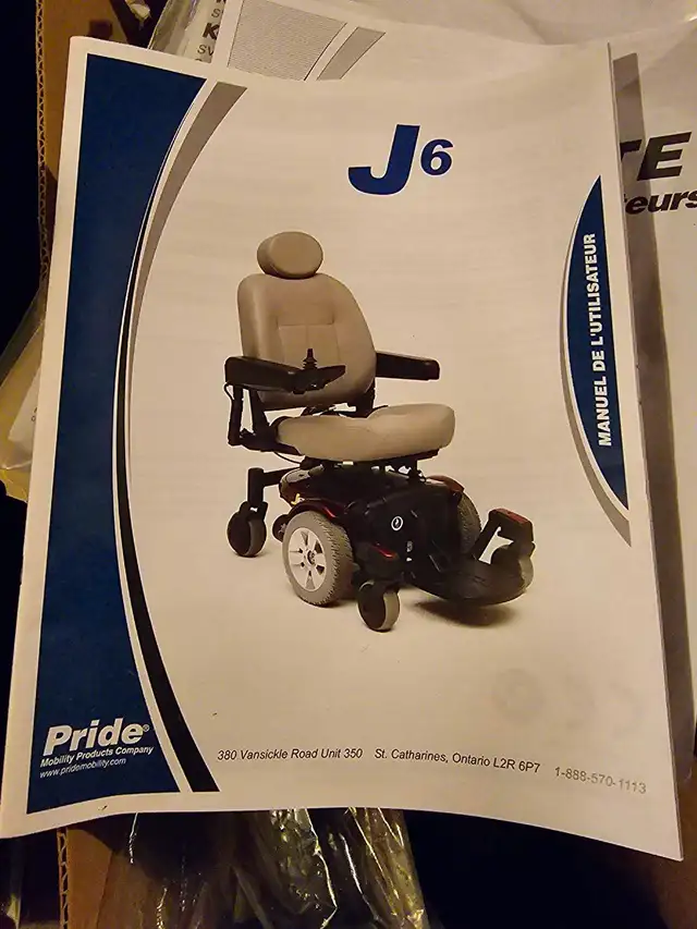 Pride  J6 Power Wheelchair63235120774913124