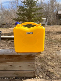 Heavy duty water or gas cans.  5 Pack