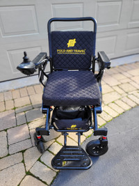 Fold and Go Electric Wheelchair - LIKE NEW!
