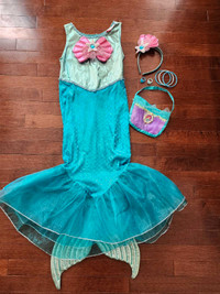 6x Mermaid costume with accessories