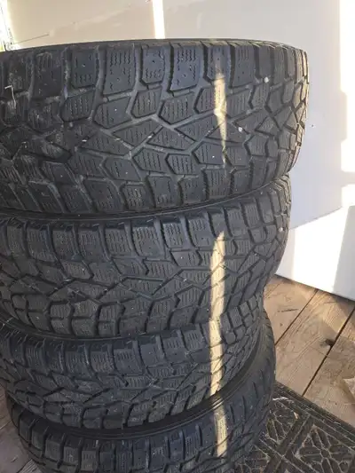 A set of sumitomo winter tires. 225/65/17. About 3/4 life left. $350