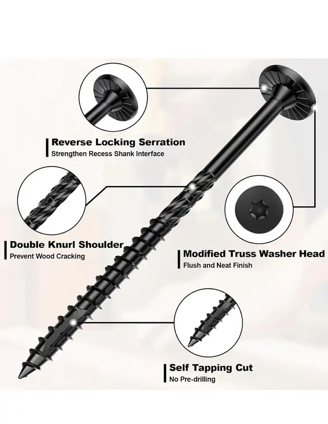 FM hotu 4-1/2 inch Heavy-Duty Wood Screws