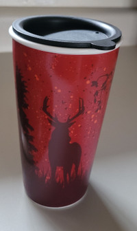 Tim Hortons Rare Deer Thermos Travel Mug