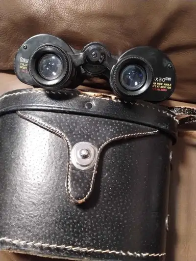 Vintage Tasco Model 120  8X30mm Extra Wide Angle Binoculars, View more