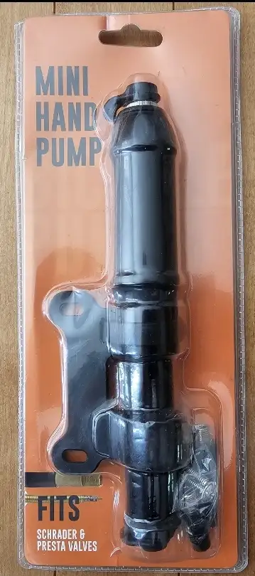 Air pump. Mini hand pump. Light, durable, ultra quick inflation, small size easy fit, bike frame bra...