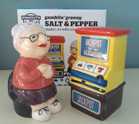 Gamblin' Granny Salt & Pepper Slots with sound effects