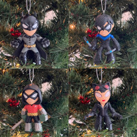 Christmas Ornaments Arkham Knight Batman Arkham City Nightwing +