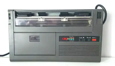 Original Okimate 10 colour thermal transfer printer. For Commodore, Atari, IBM PC, and Apple Inc. ho...