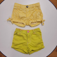 BABY GIRL shorts, size 12M - $2 ea