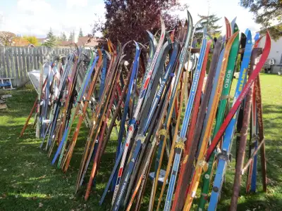 cross country ski boots, poles, skis, View more