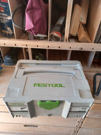 FESTOOL SYSTAINER WITH T-LOC