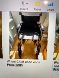 Wheel chair- transport 
