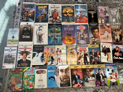 $1 each except; the snowman, Stitch, James and the giant peach are $5 Casper Christmas $3 Jungle 2 j...