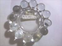 Bubble Glass Ashtray by Anchor Hocking