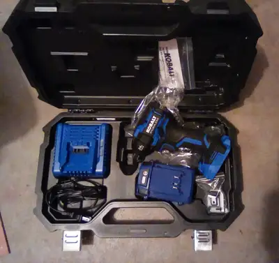 NEW and Complete 24V Kobalt Cordless Impact driver kit. Impact 1/4 Brushless motor , Battery , Case...