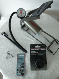 Bicycle Bell and Foot Pump - Brand New