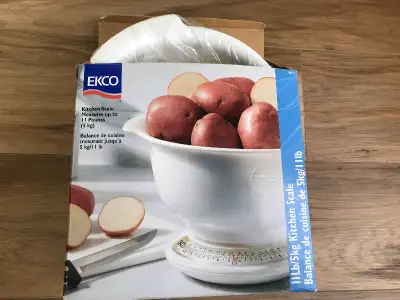 EKCO 2 Piece KITCHEN SCALE and BOWL - new, View more