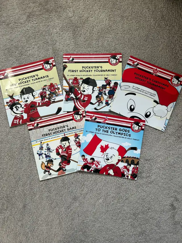 Childrens Hockey Books - Lot of 5