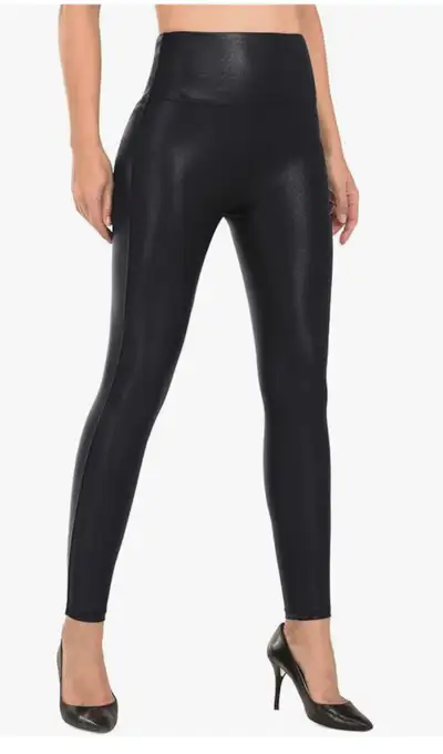 Sexy Faux Leather Leggings - Women High Waisted- New with Tag, View more