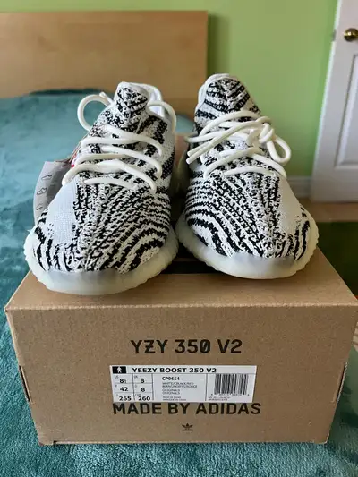 Adidas Yeezy Boost 350 V2 – Zebra – Men’s Size 8.5, View more
