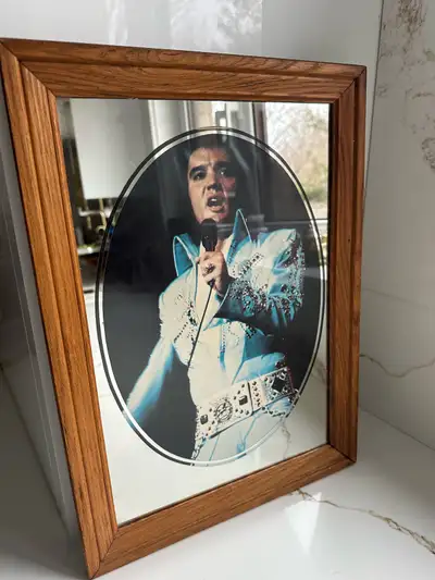 Elvis Presley Framed Mirror – Vintage Wall Art, View more