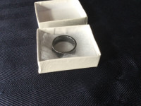 Mens Tungsten Ring- Size 10- Mint- Look!