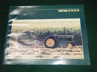 John Deere 1250, 1450, 1650 Tractors Brochure, View more