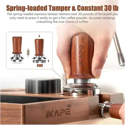 Walnut Wood Handle Tamper  IKAPE, View more