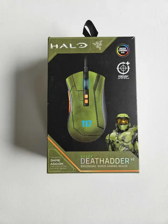 Deathadder V2, wired Halo Gaming Mouse mouse441979121509355520