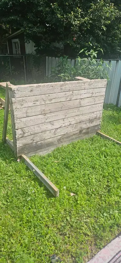 Free wood from used deck , View more