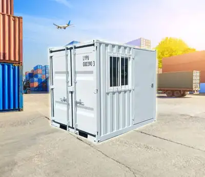 7 ft Small Container with 1 Door and 1 Window, View more