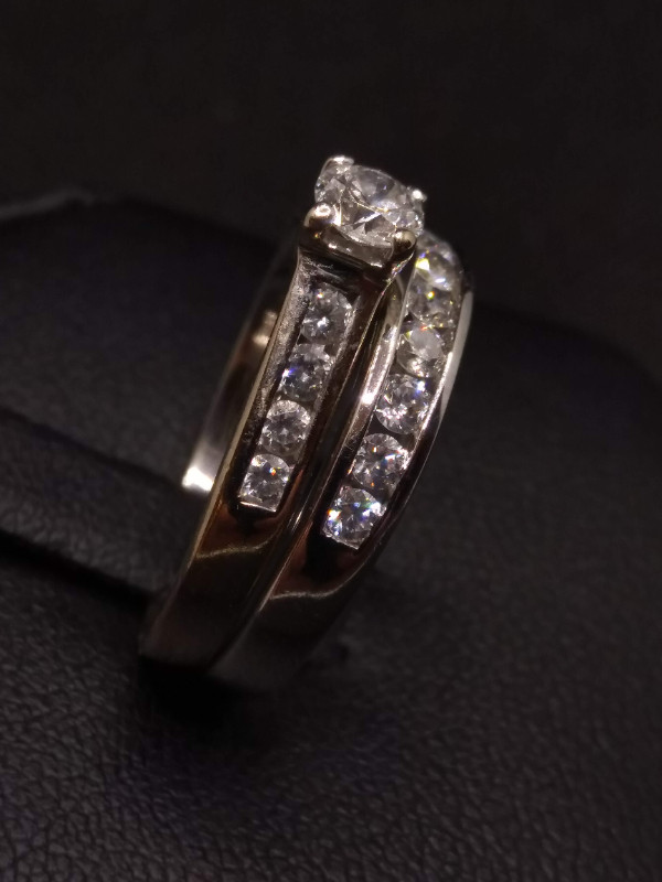 Engagements and wedding ring set. in Jewellery & Watches in Sudbury