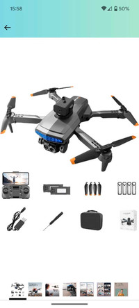 Foldable Drone,UAV, 4K High-Definition Remote-Controlled Quadcop