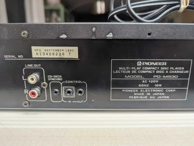 Pioneer PD-M530 Multidisc CD Player in Stereo Systems & Home Theatre in Strathcona County - Image 7
