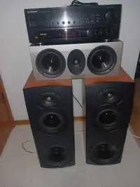 Athena technologies S3 speakers and Pioneer receiver 